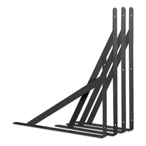 STARVAST Paquete de 4 soportes de estante resistentes de