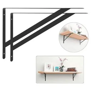 STARVAST Paquete de 4 soportes de estante resistentes de