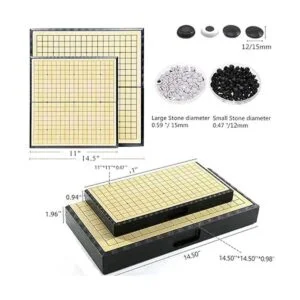 Luoyer Juego de juego Go de 15 pulgadas juego de mesa_3