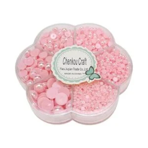 Chenkou Craft 1 caja con 3000 mitades de perlas cuentas_5