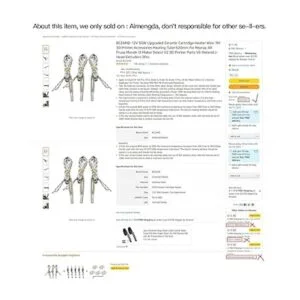 Imdinnogo BCZAMD Cartucho de cerámica mejorado de 12 V 50_2