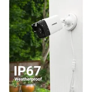 ANNKE Cámara de seguridad C500 de 5 MP PoE con audio_5