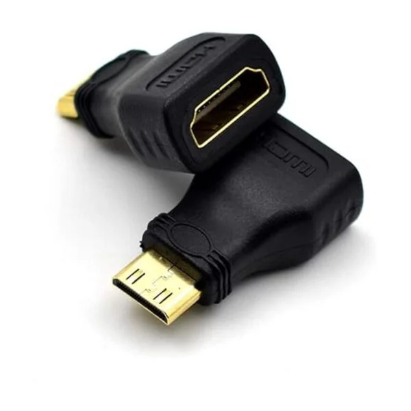 Adaptador Mini HDMI chapado en oro Mini HDMIi macho a HDMI_3
