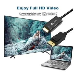 Displayport a HDMI Cable de 6 pies paquete de 2 unidades_4