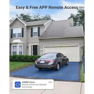 ANNKE Cámara de seguridad C500 de 5 MP PoE con audio_4