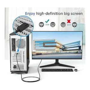 Displayport a HDMI Cable de 6 pies paquete de 2 unidades_3