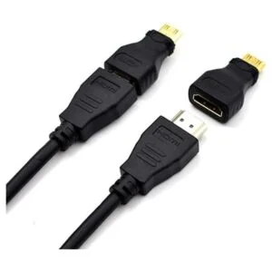 Adaptador Mini HDMI chapado en oro Mini HDMIi macho a HDMI_4