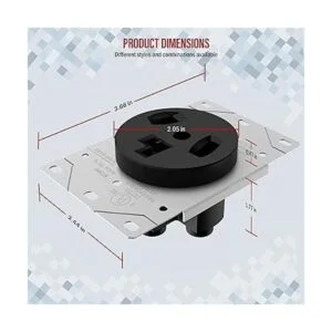 ENERLITES Toma de receptáculo para secadora de 30 amperios