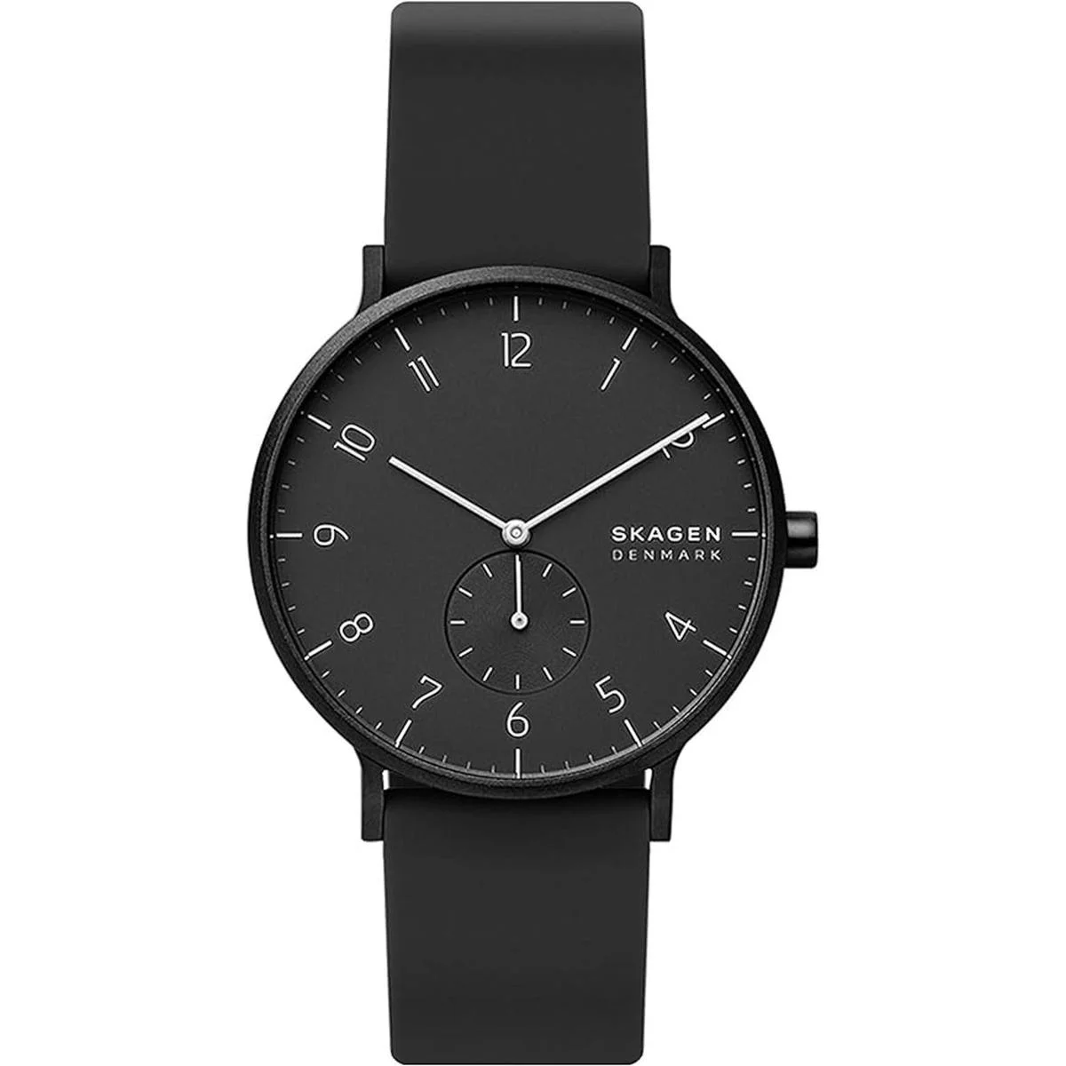 Skagen Aaren Reloj minimalista de cuarzo de silicona de_1
