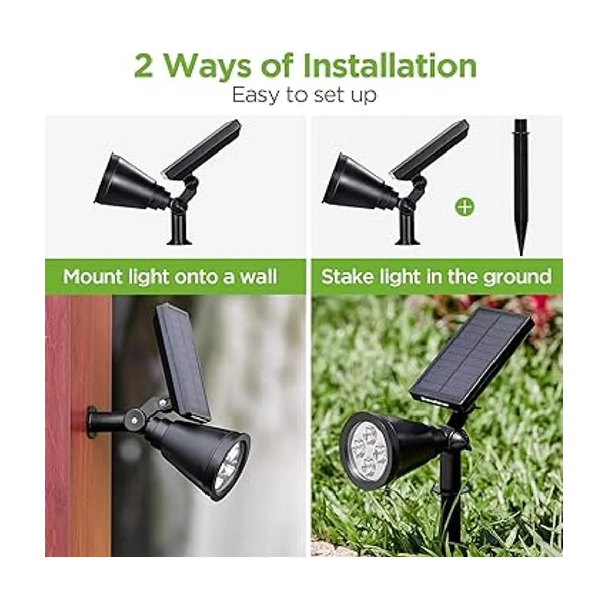 InnoGear Luces solares para exteriores impermeables con_5