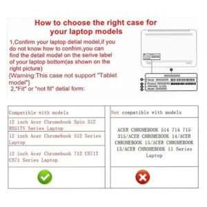 Alapmk Funda protectora para Acer Chromebook Spin 512_2