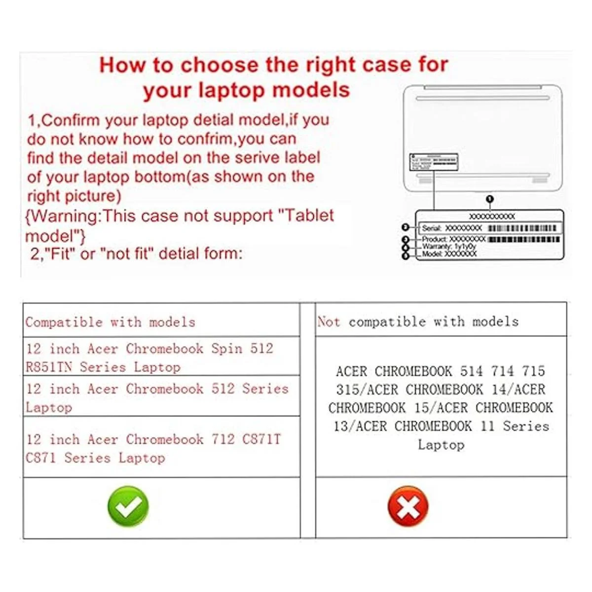 Alapmk Funda protectora para Acer Chromebook Spin 512_2