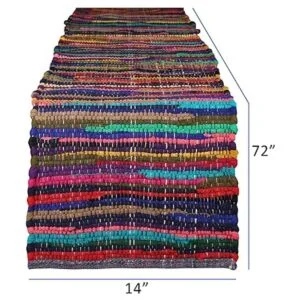 RAJRANG Camino de mesa con diseño de Rajasthan para ti_6