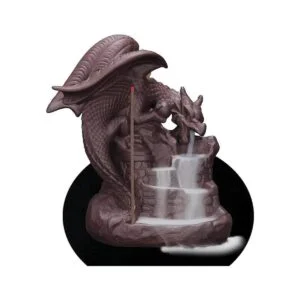 Fly Dragon Backflow Quemador de incienso hecho a mano con_1