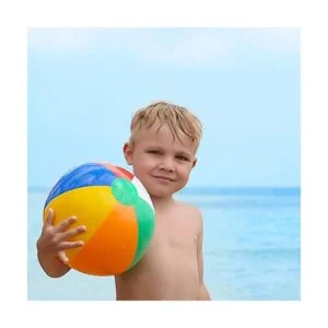 4Es Novelty Paquete de 24 bolas de playa a granel bola_6