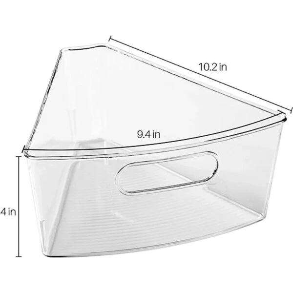 Oubonun Lazy Susan Organizadores Juego de 4 contenedores_3