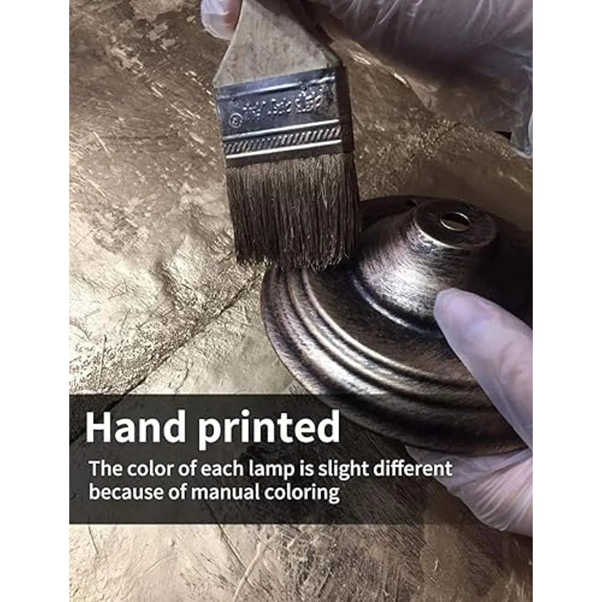 Lámpara de pared rústica para todos Bronce_2