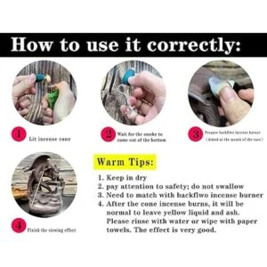 Pterosaur Quemador de incienso de retorno cascada_6