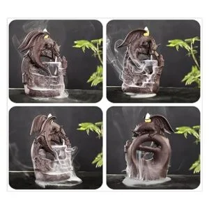 Pterosaur Quemador de incienso de retorno cascada_2