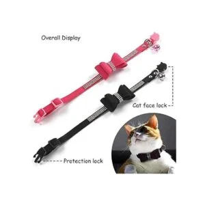 CHUKCHI Paquete de 2 collares de gato con diamantes