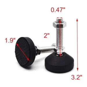 T Tulead Furniture Glide Soporte de nivelación giratorio_2