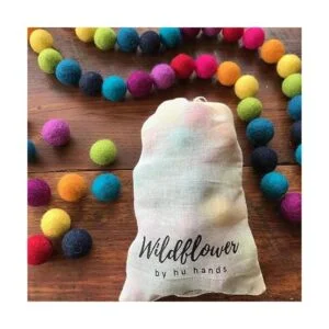 Rainbow Party Pompones de fieltro de lana 100 hechos a