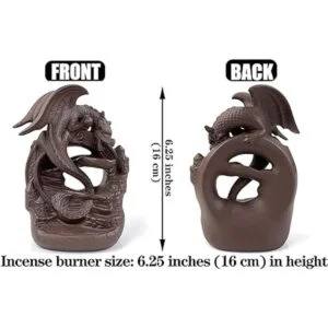 Pterosaur Quemador de incienso de retorno cascada_5