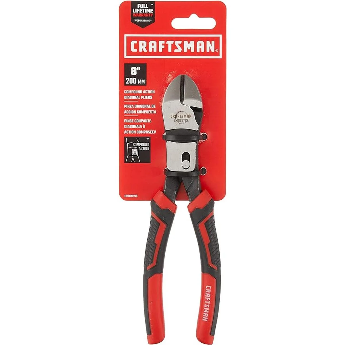 CRAFTSMAN Alicates de corte diagonal acción compuesta de_4