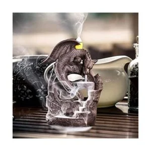 Pterosaur Quemador de incienso de retorno cascada_4