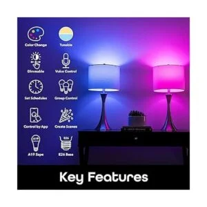 Geeni Prisma Plus 800 Bombilla LED WiFi inteligente color_2