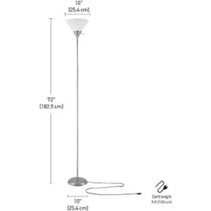 Globe Electric 67150 Elliott Lámpara de pie 72 pulgadas_3