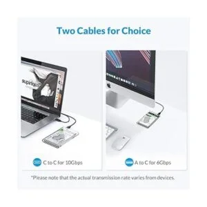 ORICO Caja de disco duro de 2.5 pulgadas 10 Gbps tipo C_5
