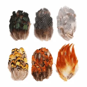Mwoot Plumas de pollo naturales para manualidades 180