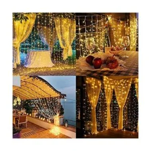 Luces de cortina de hadas 304 luces LED de 9.8 x 9.8_6