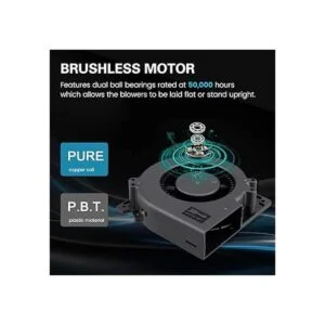 GDSTIME Ventilador de 4.724 in ventilador alimentado por_4