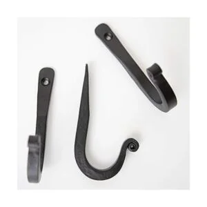 Blacksmith Ganchos de hierro forjado hechos a mano de