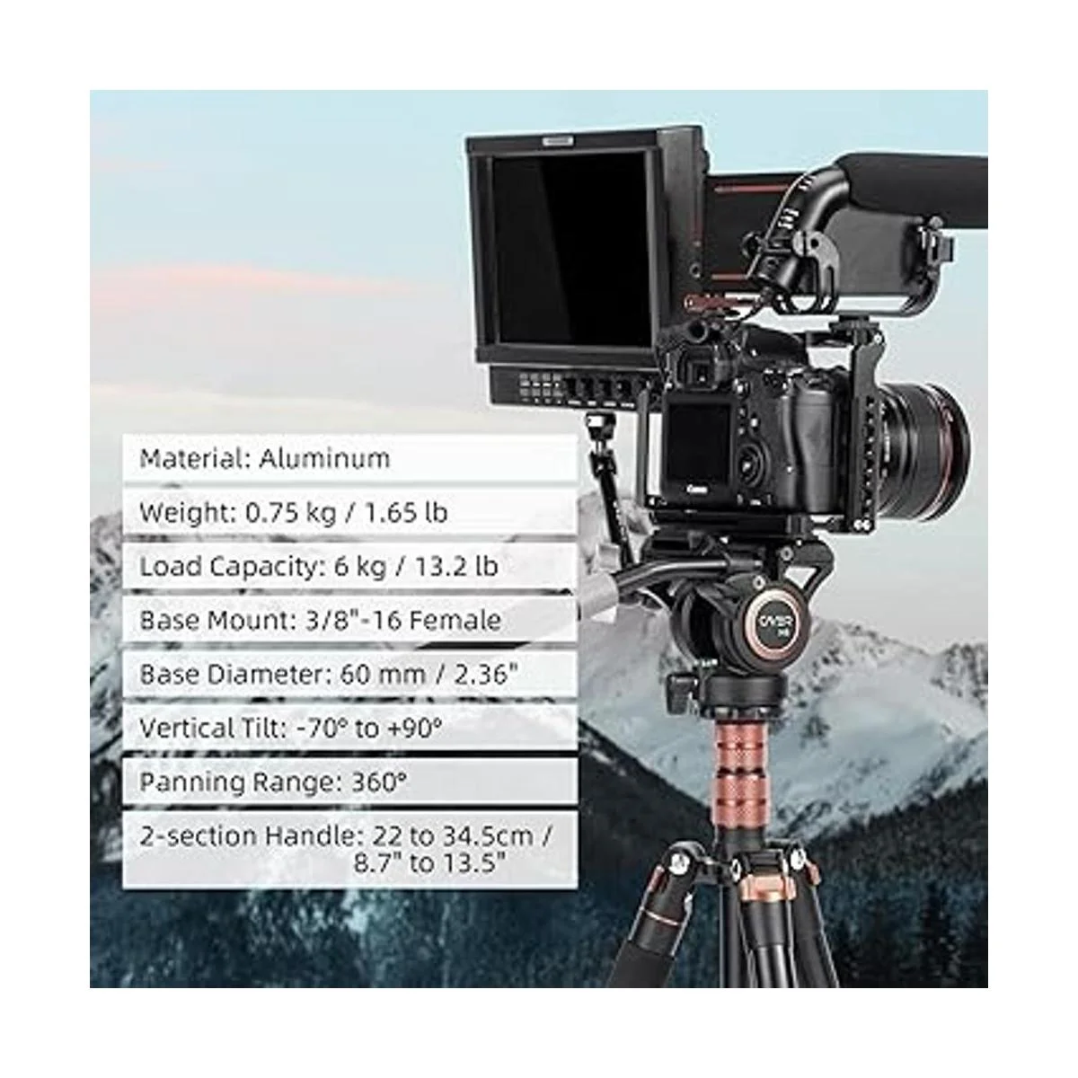 Cayer Cabezal de líquido de video H6 cabezal de bandeja_3