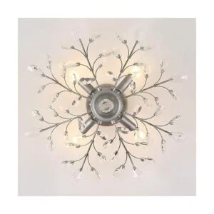 SEOL Candelabros vintage de ramas de cristal gris_2