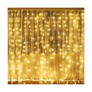 Luces de cortina de hadas 304 luces LED de 9.8 x 9.8_1