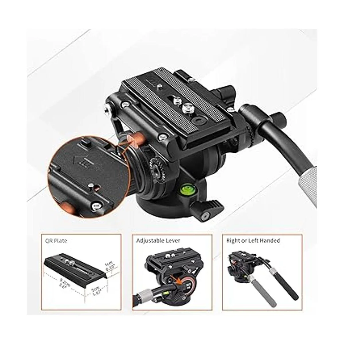 Cayer Cabezal de líquido de video H6 cabezal de bandeja_6