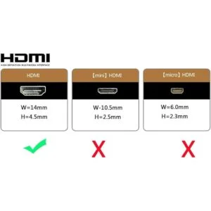 Cablecc CYFPV FPV HDMI macho a ángulo superior 90D HDMI_5