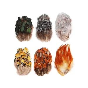 Mwoot Plumas de pollo naturales para manualidades 180