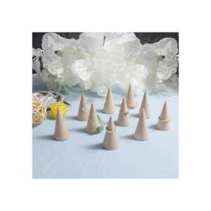 AUEAR Paquete de 10 soportes para anillos de cono de