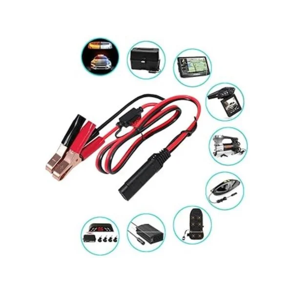 KUNCAN Cable SAE de 2 pines SAE a batería con pinza de_3