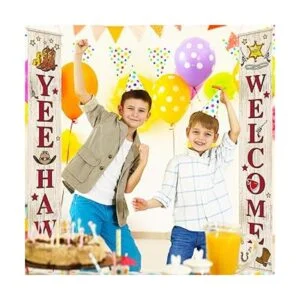 Juego de guirnalda de Yee Haw del oeste de vaquero para_2