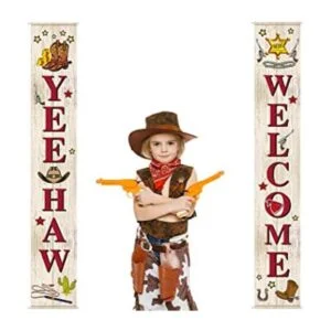 Juego de guirnalda de Yee Haw del oeste de vaquero para_1