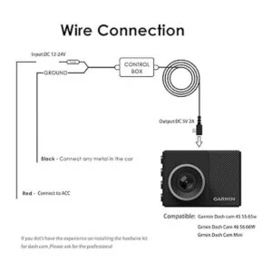 Dash Cam Hardwire Kit para Garmin 0101253003 Cable de_2