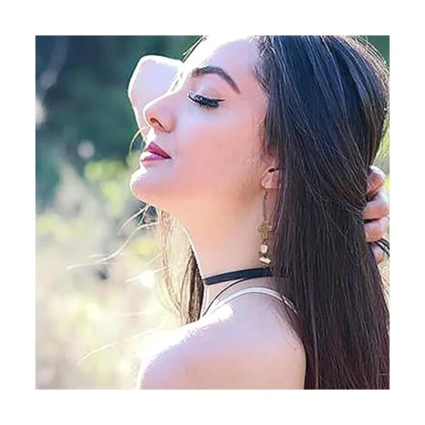 KISSITTY 20 cuentas de cruz de estilo tibetano cuentas