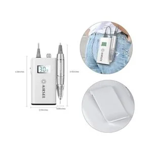AIRSEE Taladro eléctrico recargable de 30000 rpm máquina_3