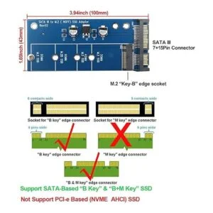 JIUWU Adaptador M.2 NGFF SSD a AD905A SATA III 3 con_2